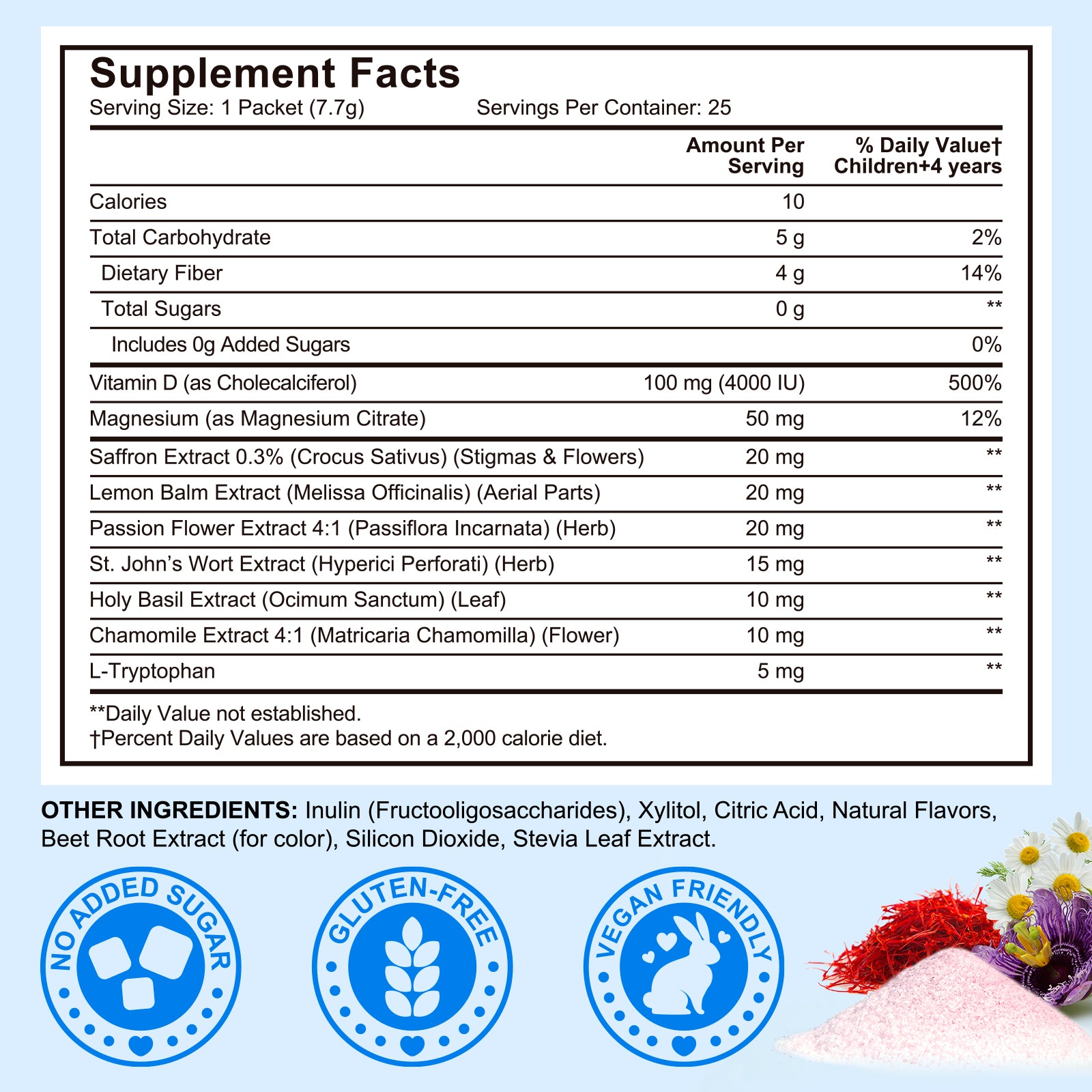 acentiallabs Saffron Sweet Sticks, A Treat for Every Mood, Granules