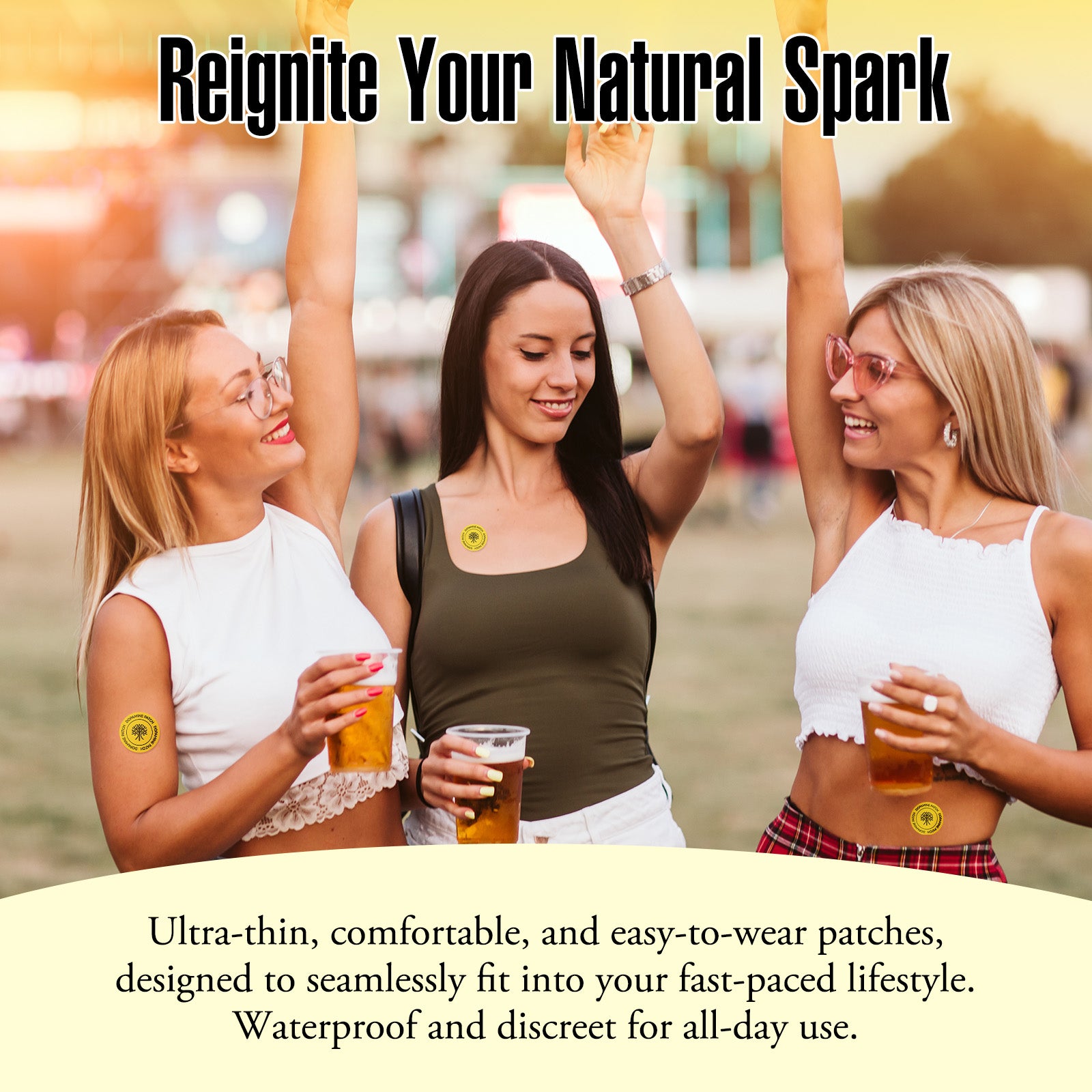 acentiallabs DOPAMINE PATCHES EMOTION I ATTENTION I DRIVE 30 Patches